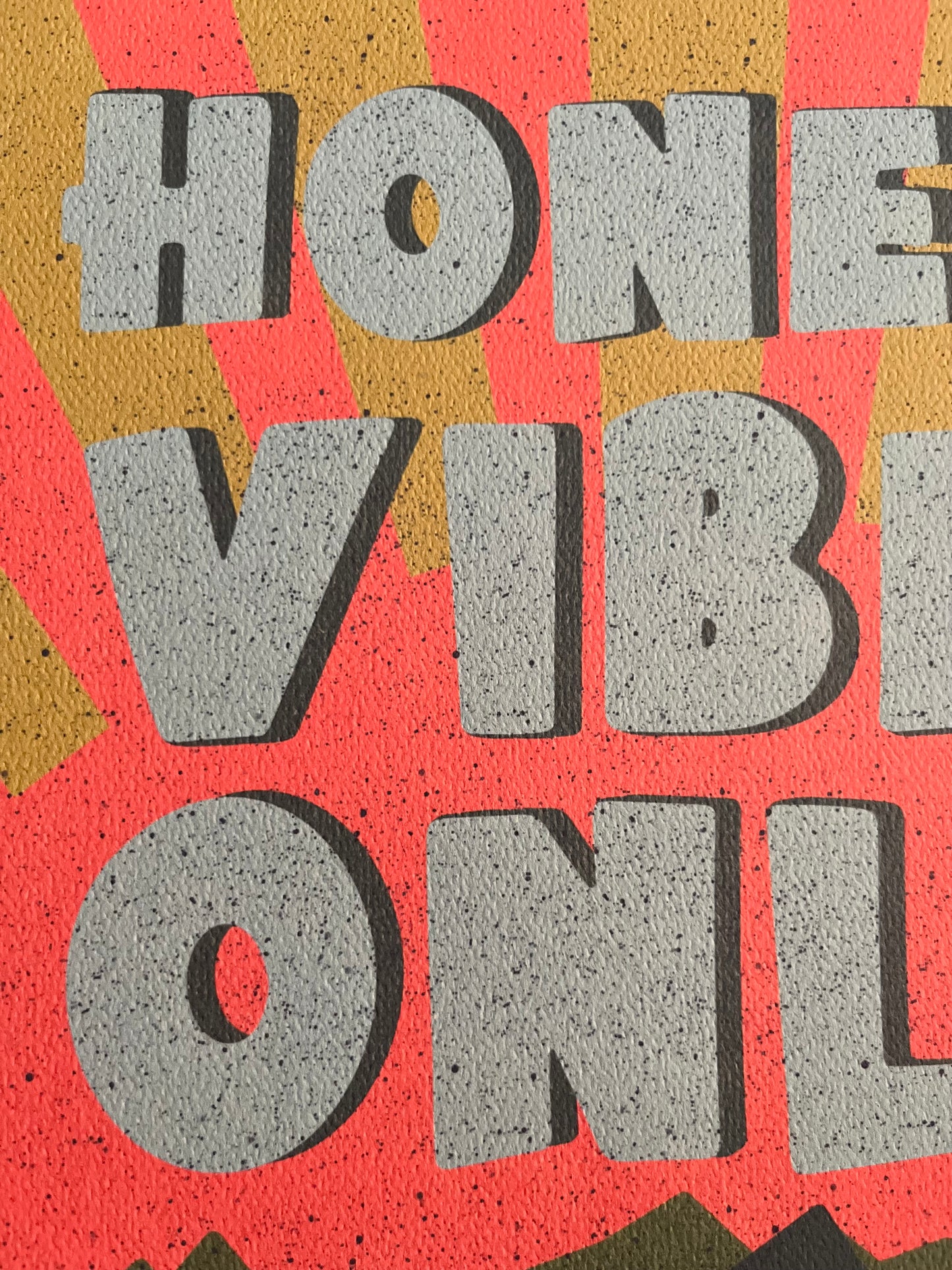 10”x10” Honest Vibes Only Art Print