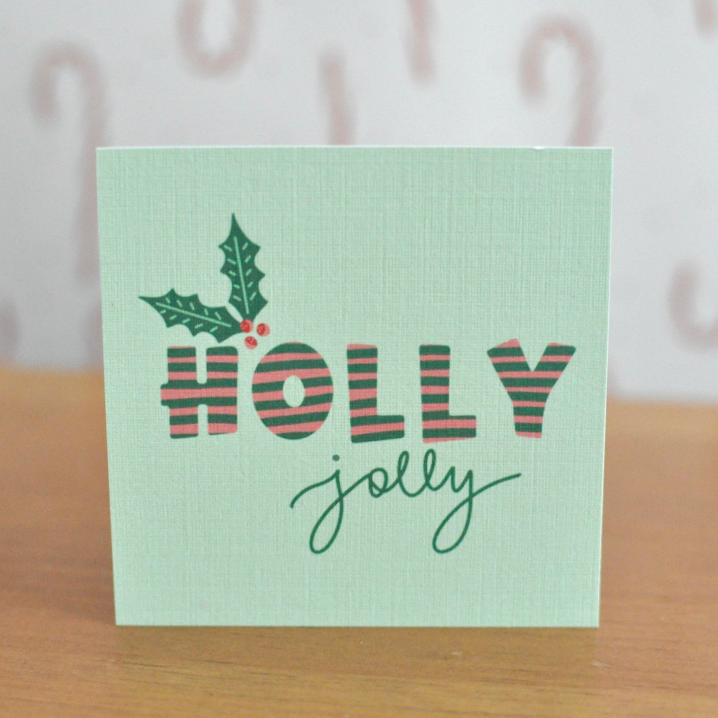 Holly Jolly gift cards - 2.75” square - set of 10