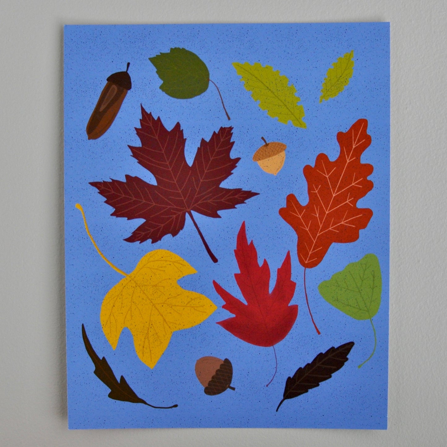 Fall Collage Giclee Art Print 8”x 10”